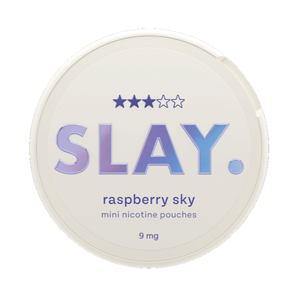 SLAY Raspberry Sky 9MG Mini Nicotine Pouches