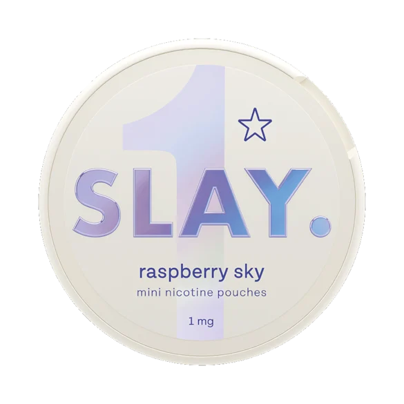 SLAY Raspberry Sky 1MG Mini Nicotine Pouches