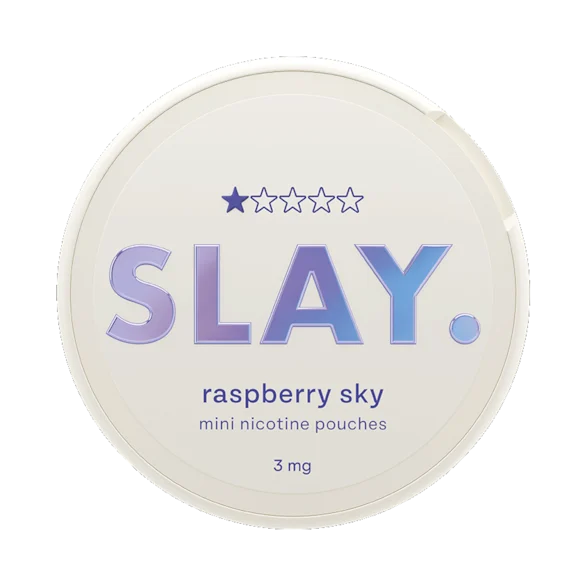 SLAY Raspberry Sky 3MG Mini Nicotine Pouches