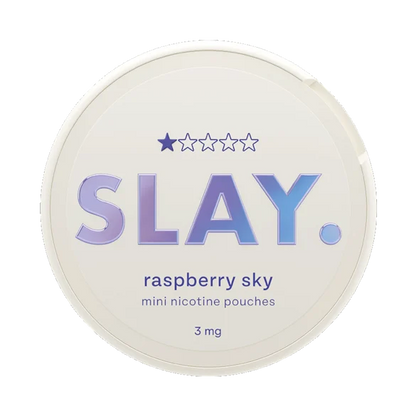 SLAY Raspberry Sky 3MG Mini Nicotine Pouches