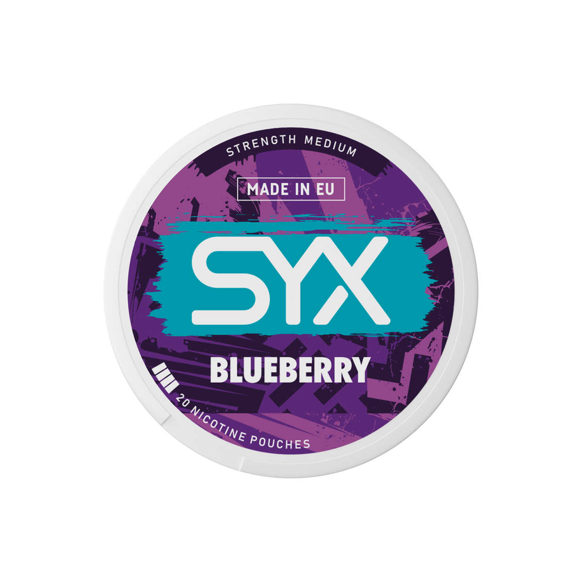 SYX Blueberry Medium 5.6MG Nicotine Pouches