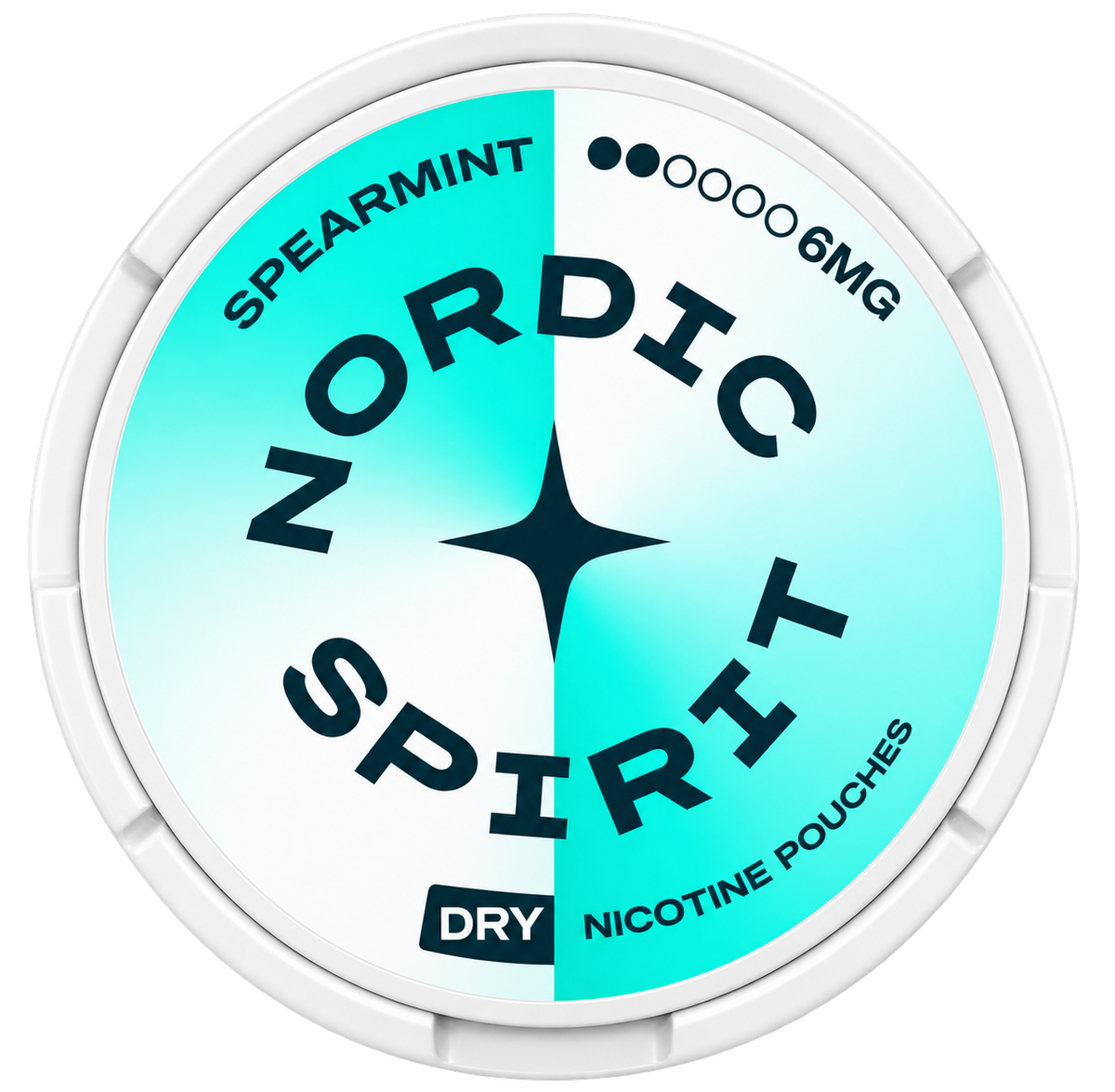 Nordic Spirit Spearmint Dry 6MG Nicotine Pouches