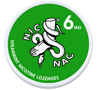 Nic Nac Spearmint 6MG Nicotine Lozenges