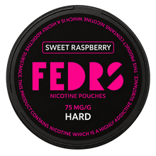 FEDRS Black Sweet Raspberry Hard 75MG Nicotine Pouches