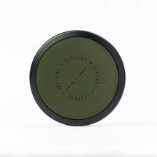 Icetool Tri-Can Leatherface Black/Olive Nicotine Pouch Refill Tins Front View