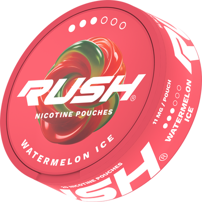 RUSH PRO Watermelon Ice 11MG Nicotine Pouches