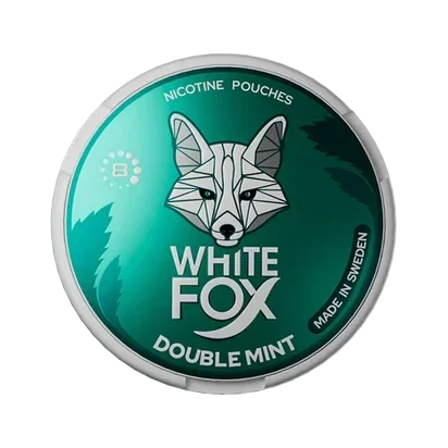 WHITE FOX Double Mint 6MG Nicotine Pouches