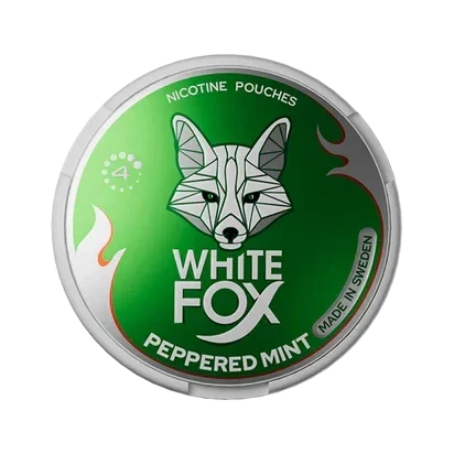 WHITE FOX Peppered Mint 3MG Nicotine Pouches