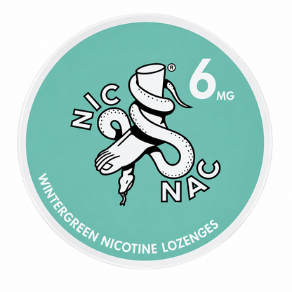 Nic Nac Wintergreen 6MG Nicotine Lozenges