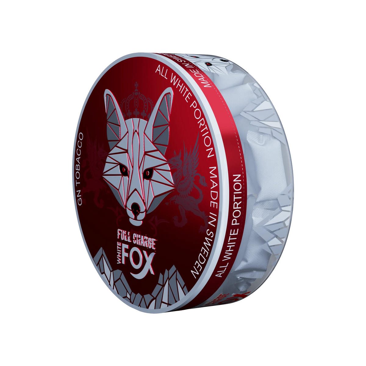 WHITE FOX Full Charge 16MG Nicotine Pouches, can view 3