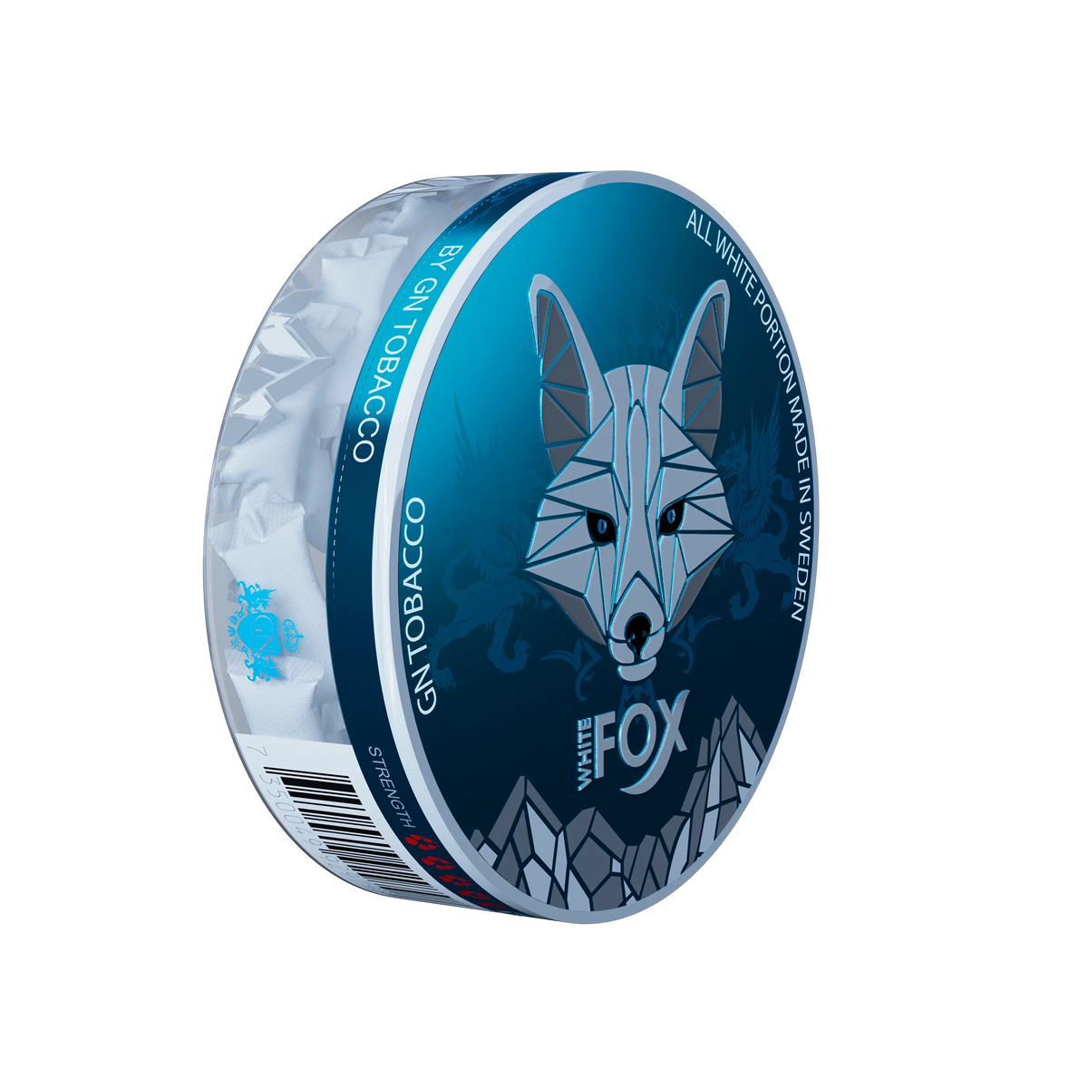 WHITE FOX All White Portion 12MG Nicotine Pouches, can view 4