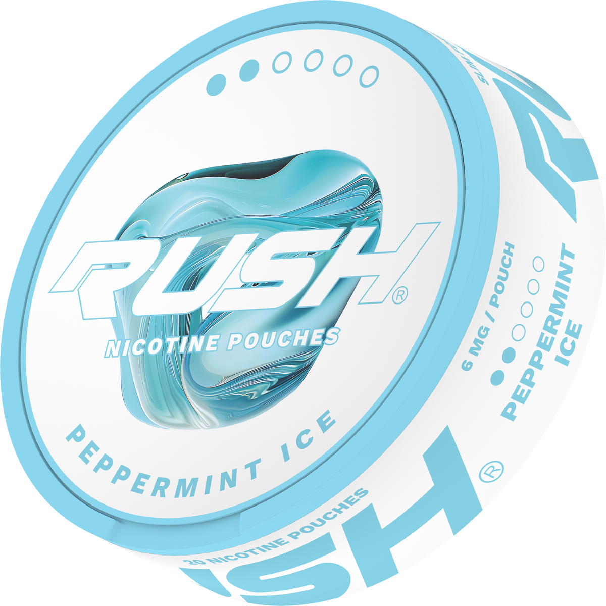 RUSH LIGHT Peppermint Ice 6MG Nicotine Pouches