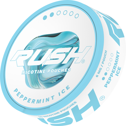 RUSH LIGHT Peppermint Ice 6MG Nicotine Pouches