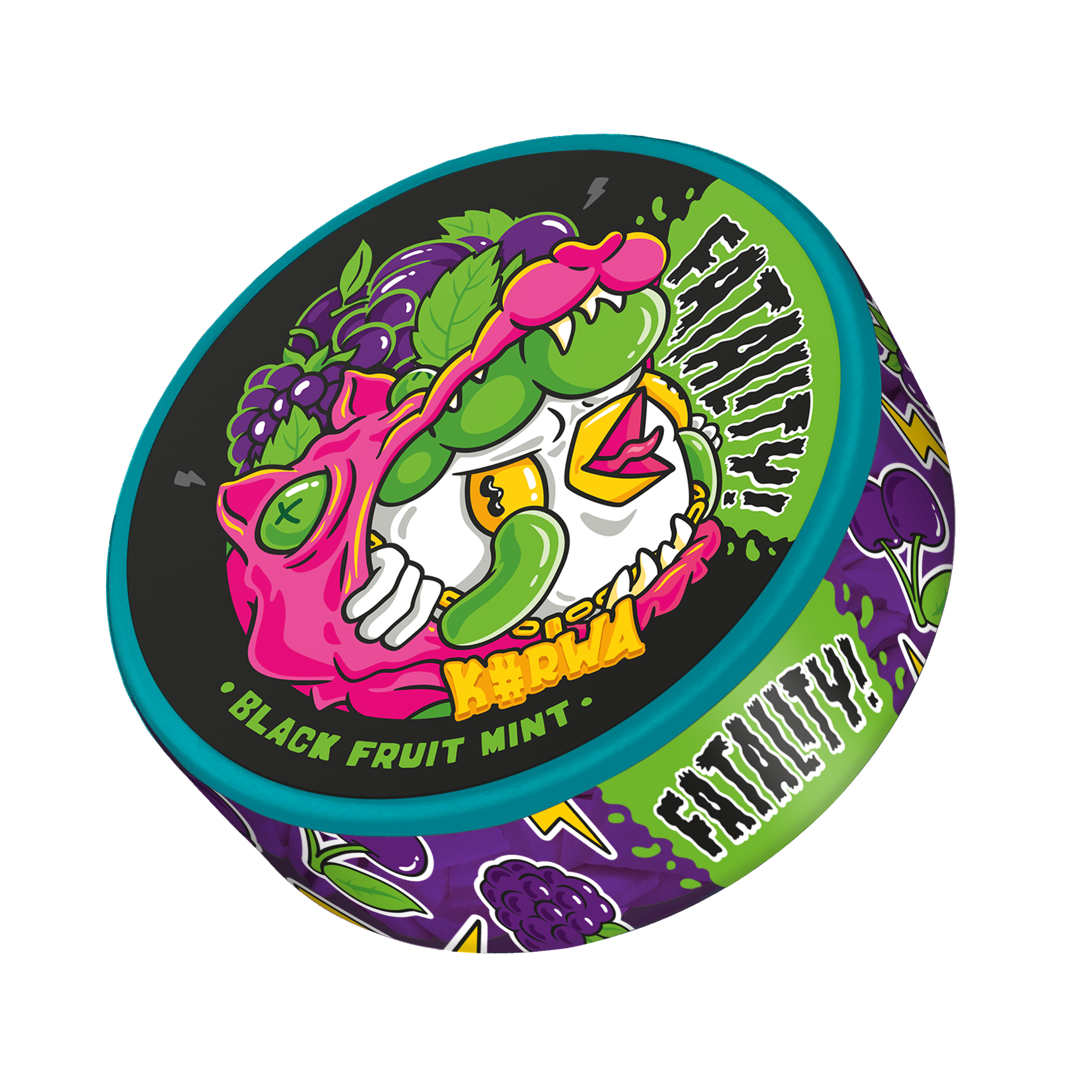 Kurwa Fatality Black Fruit Mint Wholesale Nicotine Pouches