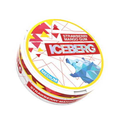 Iceberg Medium Strawberry Mango Gum Wholesale Nicotine Pouches