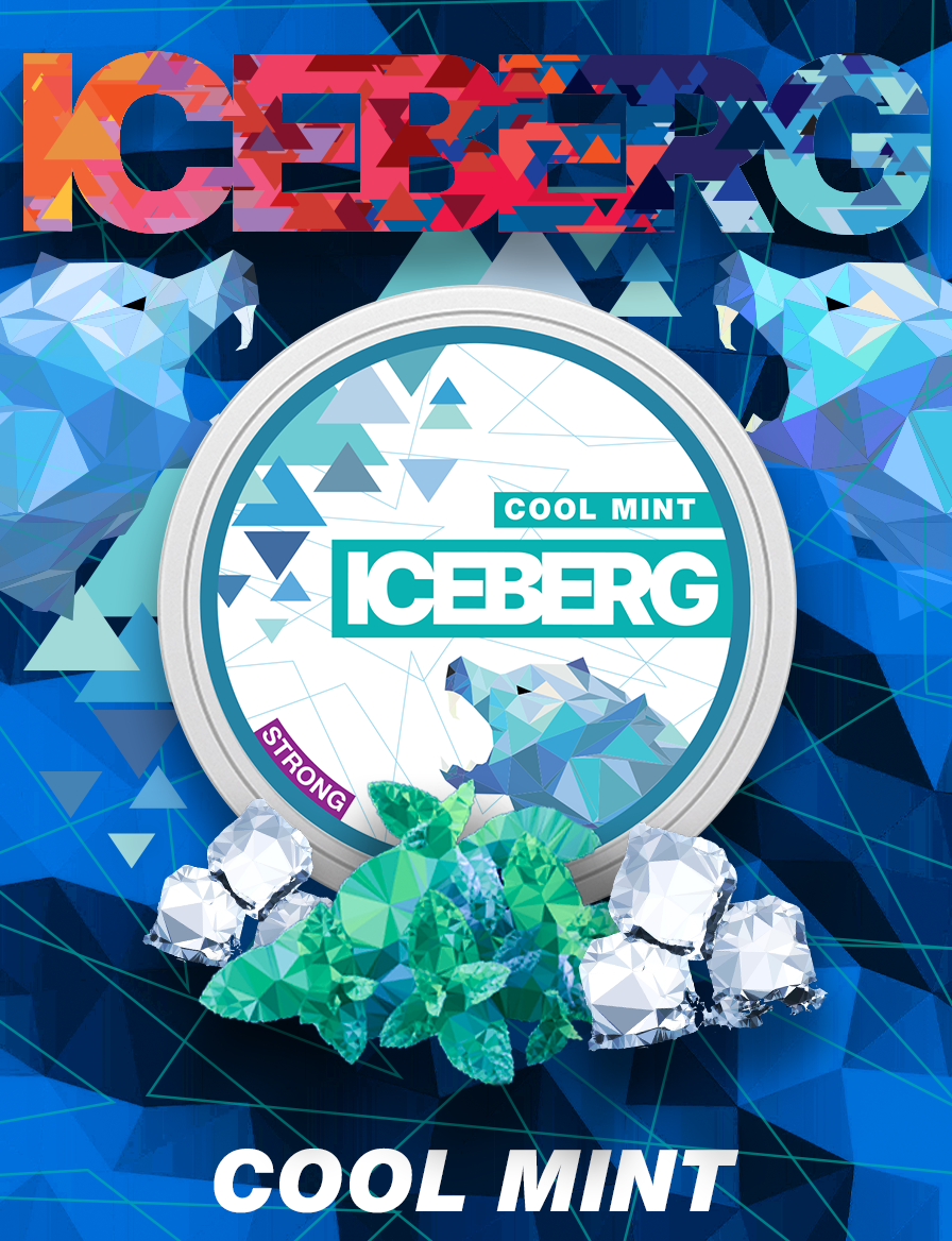 Iceberg Medium Cool Mint Wholesale Nicotine Pouches