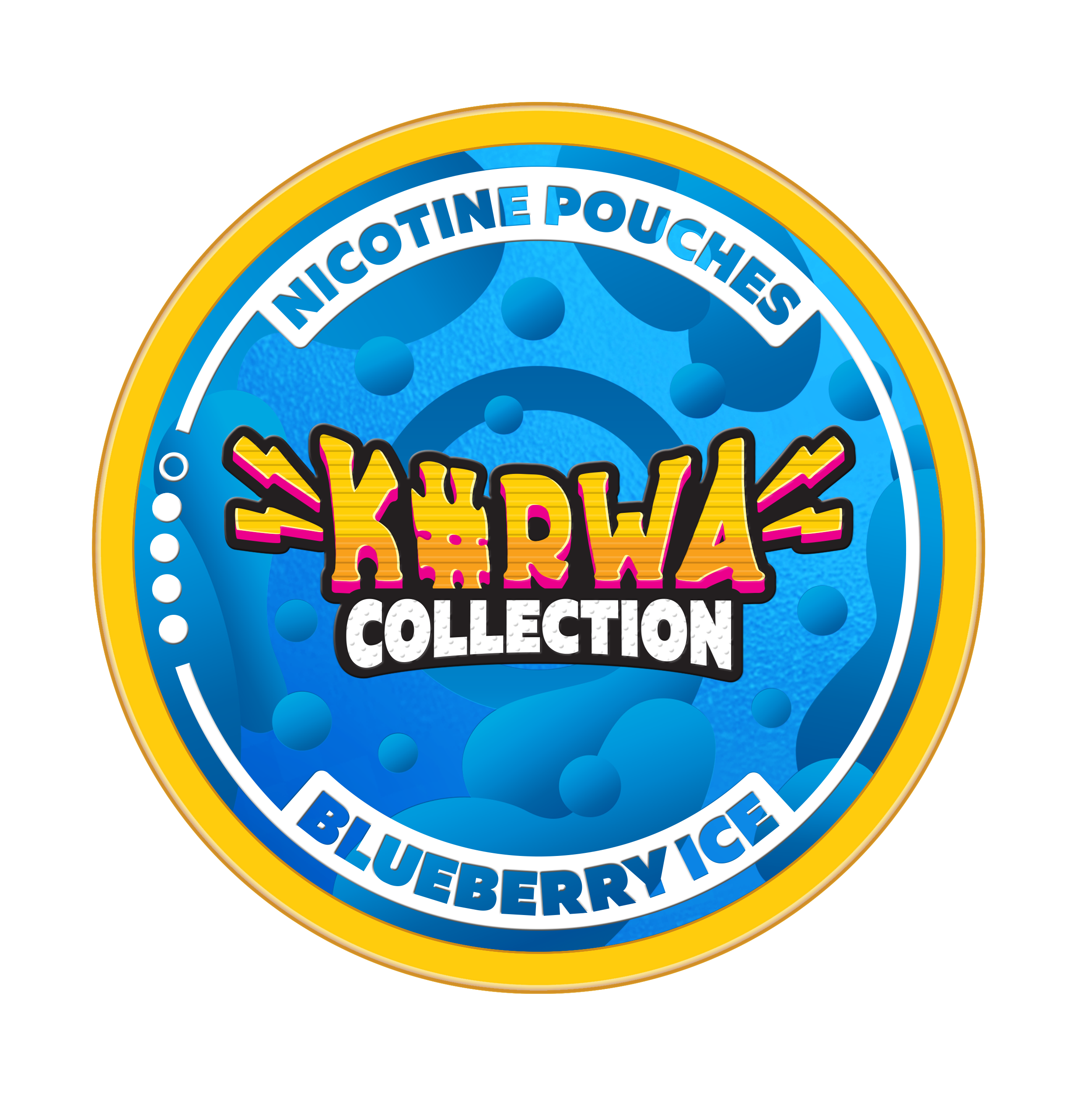 Kurwa Collection Blueberry Ice Wholesale Nicotine Pouches