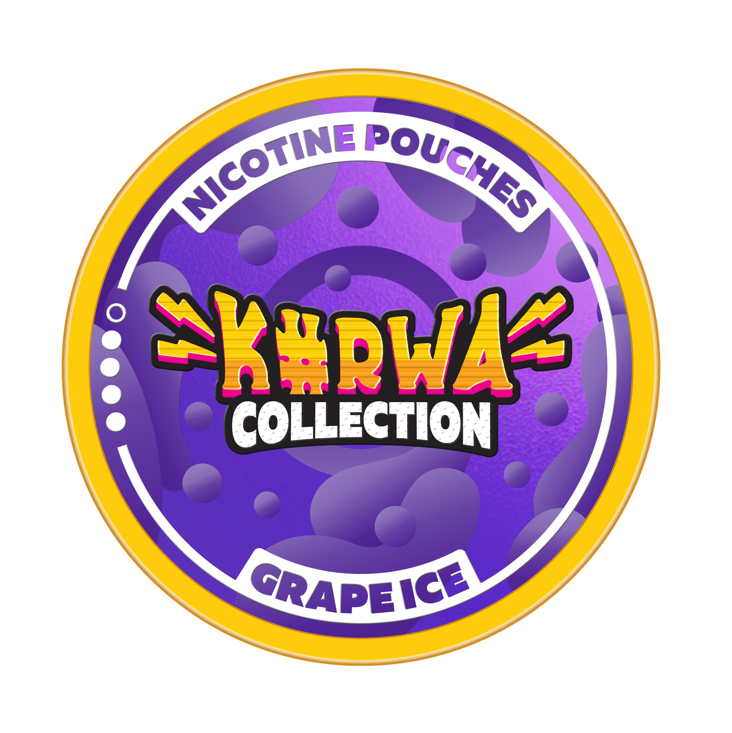Kurwa Collection Grape Ice Wholesale Nicotine Pouches