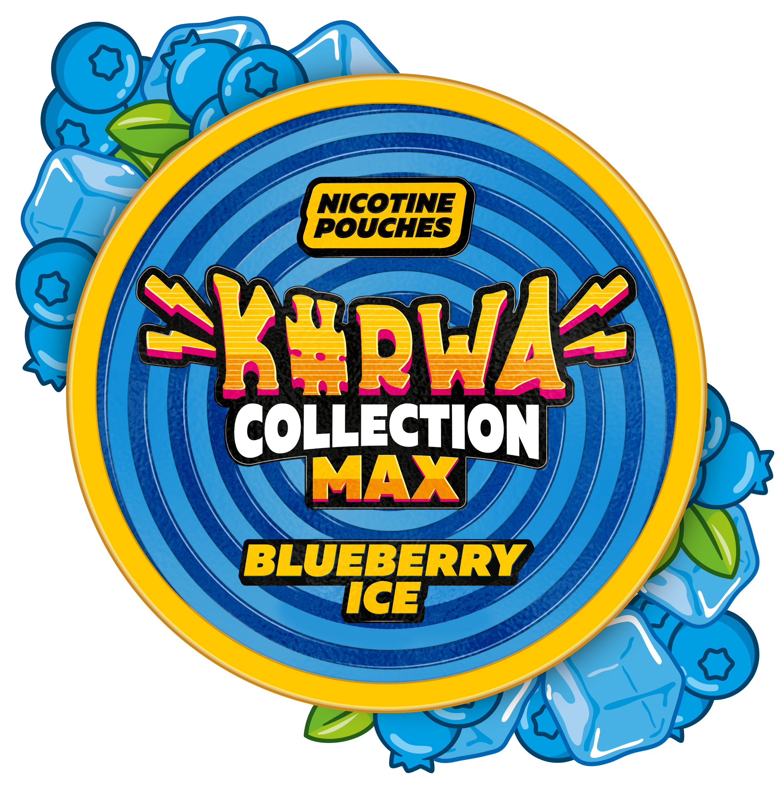 Kurwa Collection Max Blueberry Ice Wholesale Nicotine Pouches