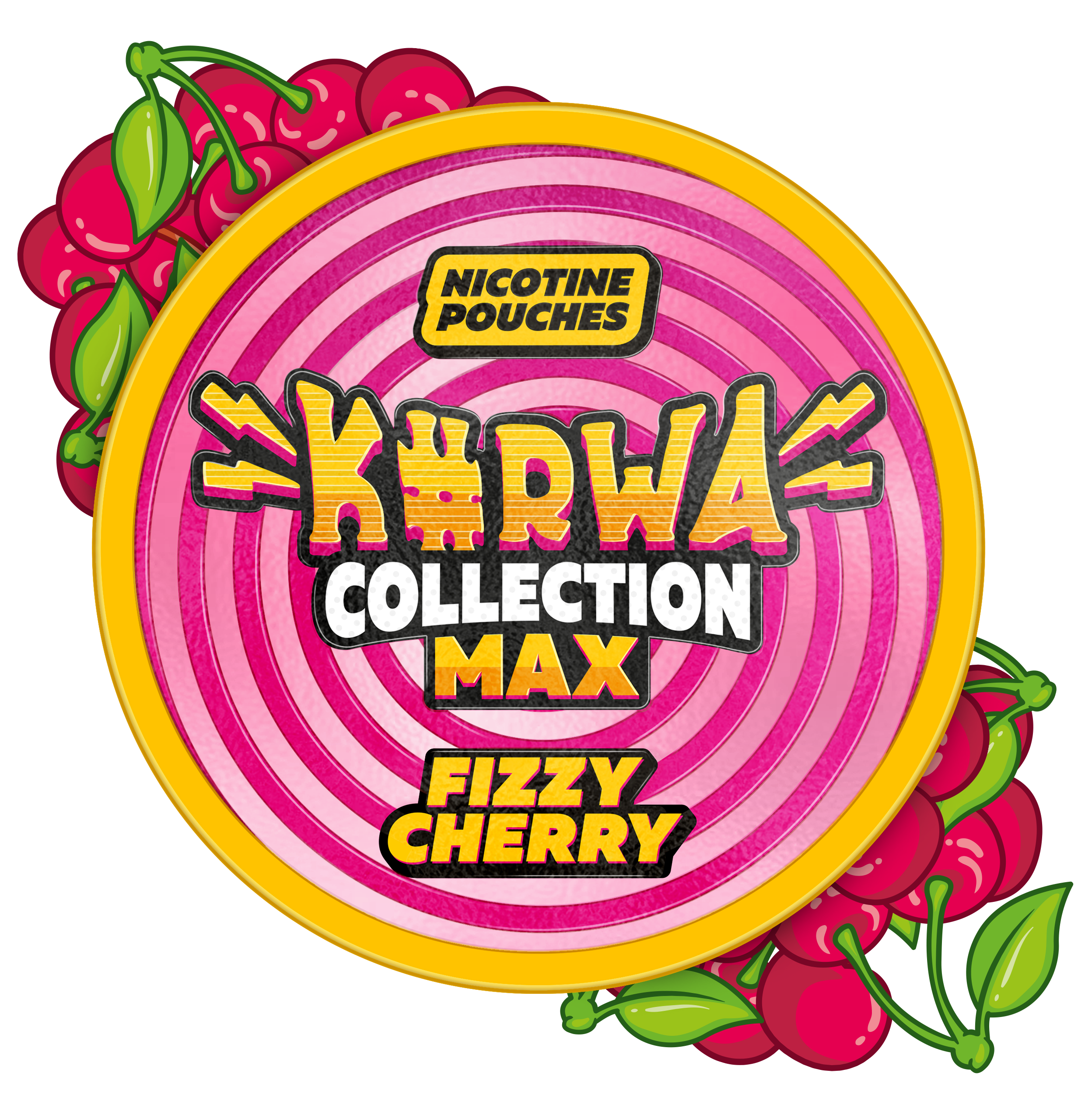 Kurwa Collection Max Fizzy Cherry Wholesale Nicotine Pouches