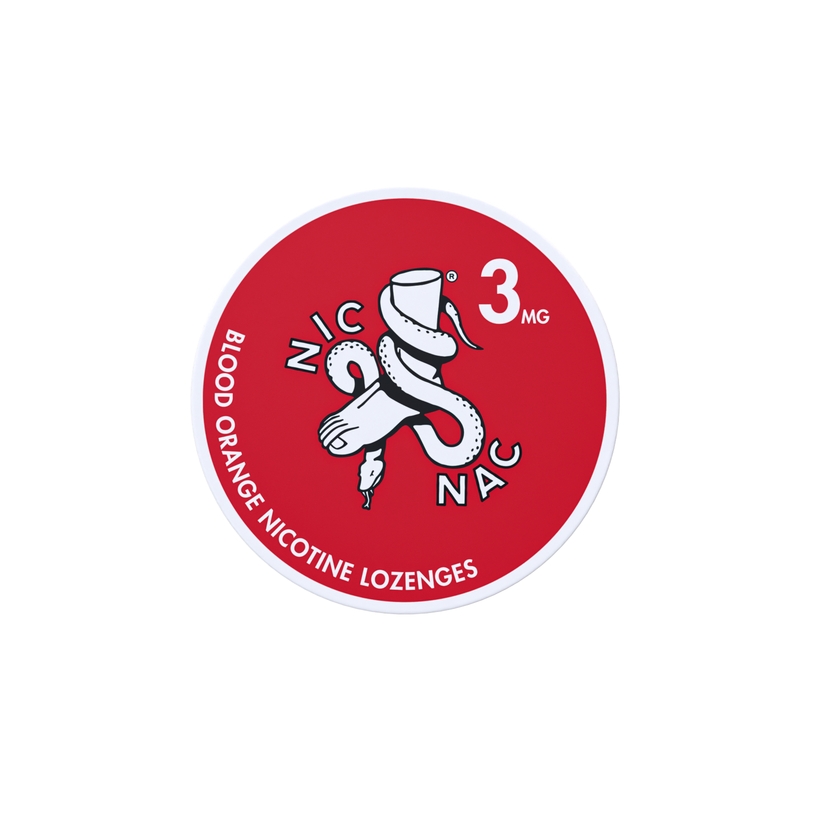Nic Nac Blood Orange 3MG Wholesale Nicotine Lozenges