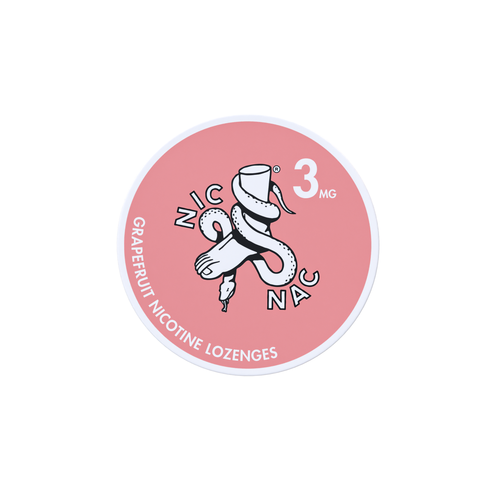 Nic Nac Grapefruit 3MG Wholesale Nicotine Lozenges