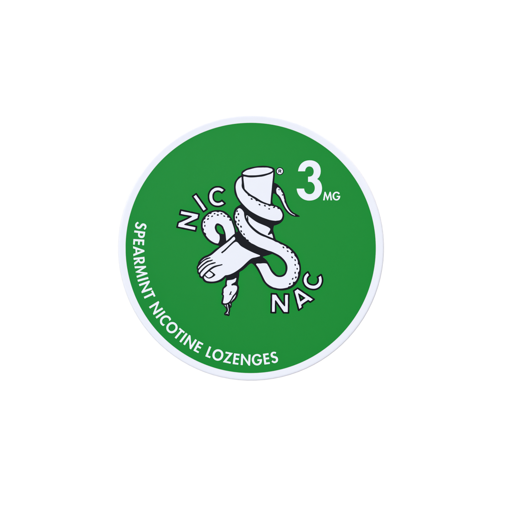 Nic Nac Spearmint 3MG Wholesale Nicotine Pouches