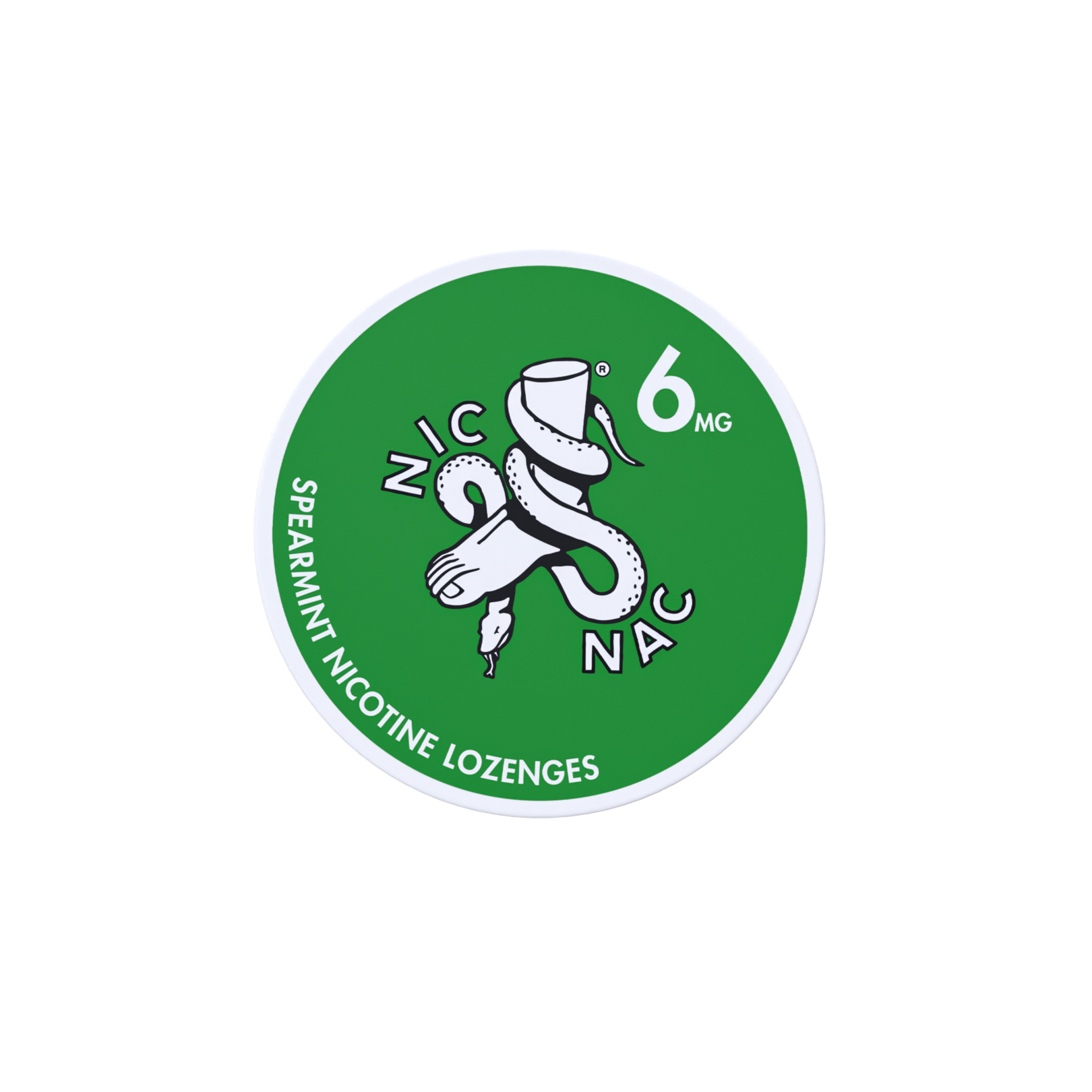 Nic Nac Spearmint 6MG Wholesale Nicotine Lozenges