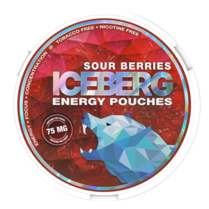 Iceberg Caffeine Sour Berries Wholesale Caffeine Pouches