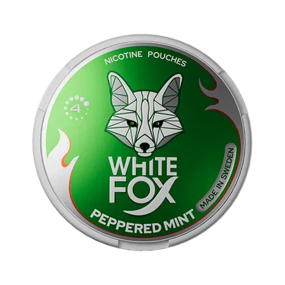 White Fox Peppered Mint 3MG Wholesale Nicotine Pouches