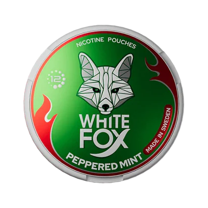 White Fox Peppered Mint 9MG Wholesale Nicotine Pouches