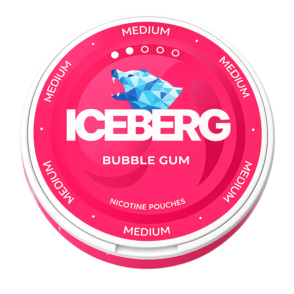 Iceberg Medium Bubblegum 20MG Wholesale Nicotine Pouches