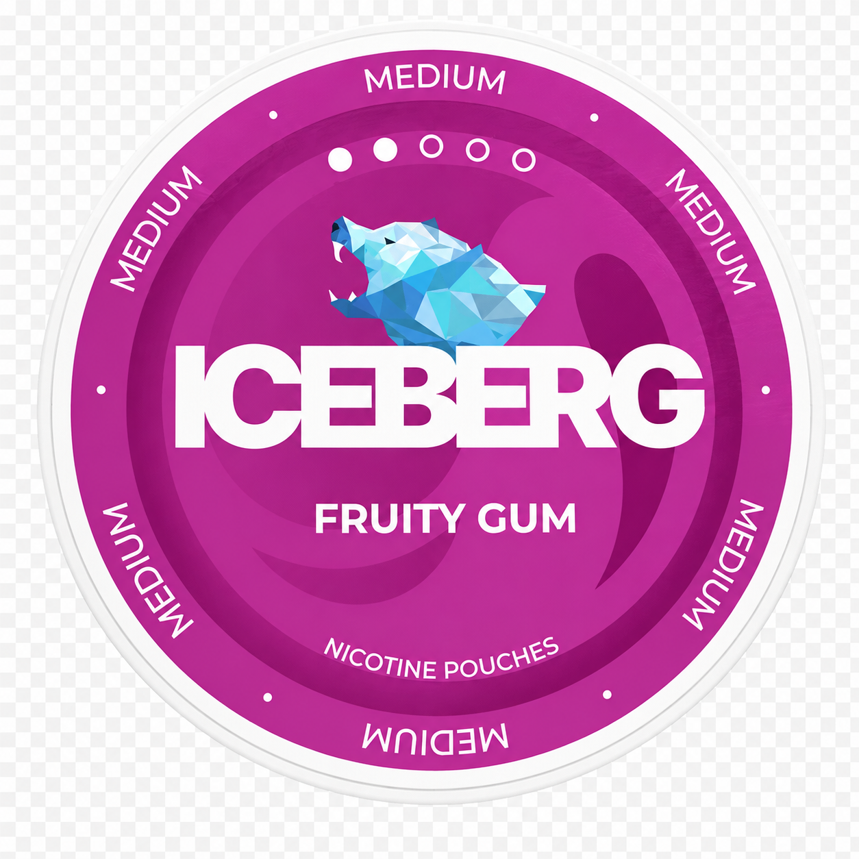 Iceberg Medium Fruity Gum 20MG Wholesale Nicotine Pouches